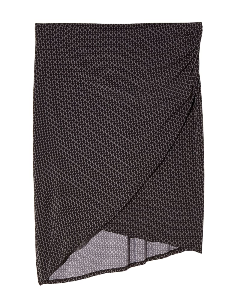 Front of plus size Beaufort Wrap Front High-Low Skirt by Meri Skye | Dia&Co | dia_product_style_image_id:119299